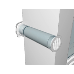 Клапан приточный D100  10КП1-02