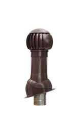 Комплект RRTV D160 для фальцевой и битумной кровли пластик Brown ERA STREETLINE