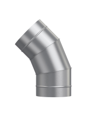 Отвод OTG D160 45° оцинк.сталь ERA PRO