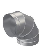 Отвод OTG D160 90° оцинк.сталь ERA PRO