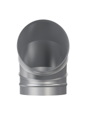 Отвод, серия OTG, для круглых воздуховодов на 90°, D125, оцинкованная сталь