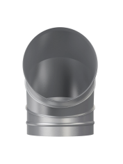 Отвод, серия OTG, для круглых воздуховодов на 90°, D150, оцинкованная сталь